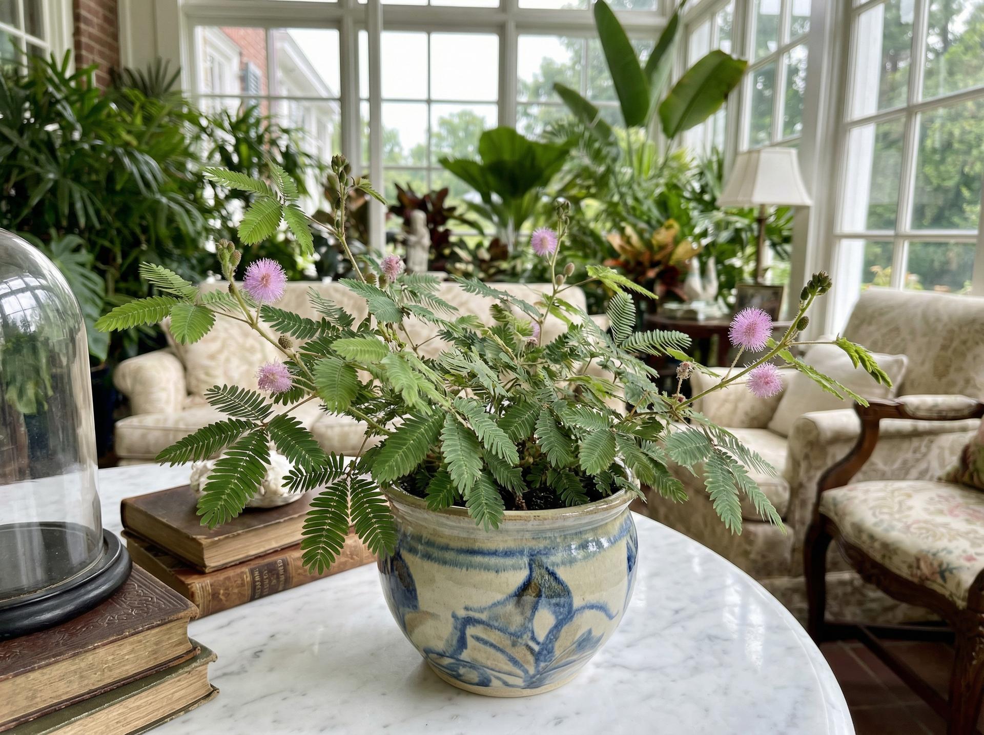 小马拉大车含羞草植物视频